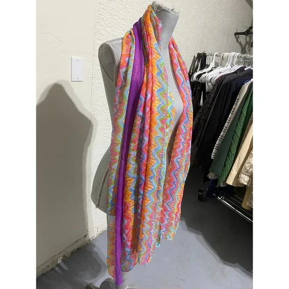 Antica Sartoria Colorful Scarf/Sarong/Shawl - Picture 2 of 12